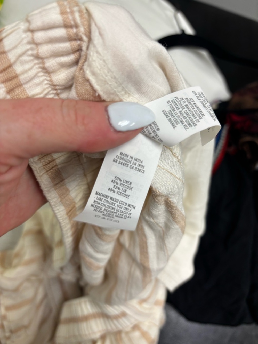 Aerie Pool To Party Linen Blend High Waisted Trouser - Picture 12 of 12